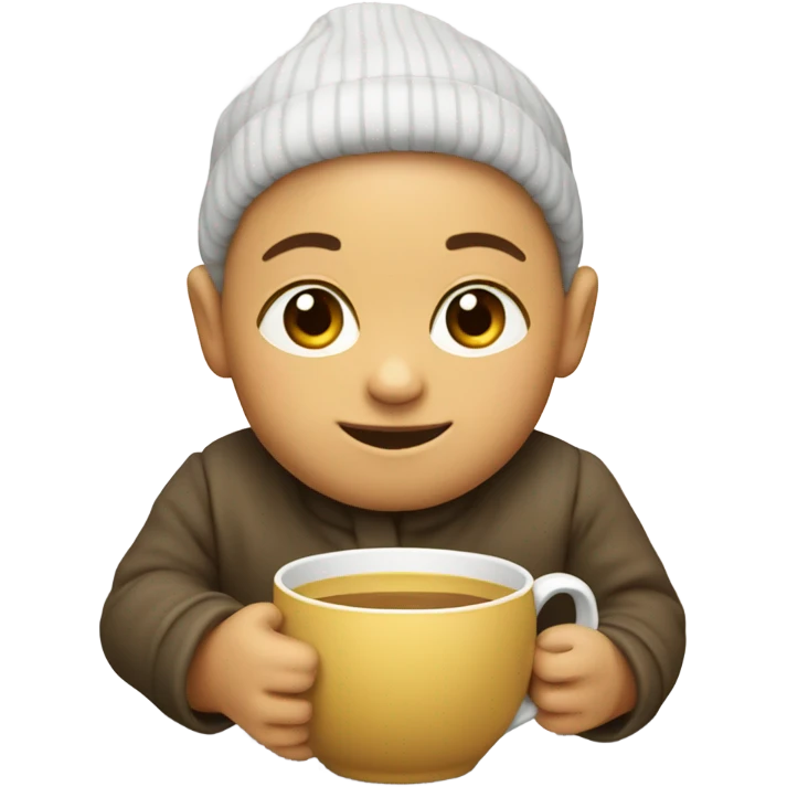 Bebé con tetera  emoji