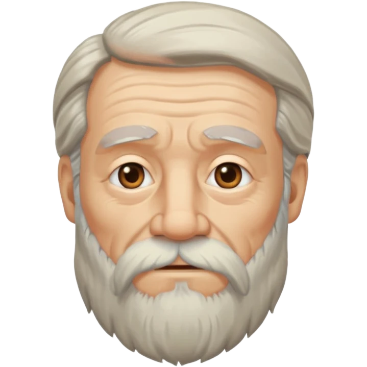old man bearded long haired emoji