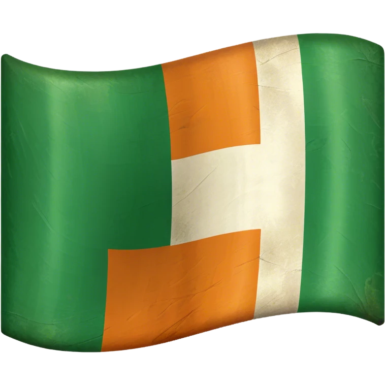 Sad Irish flag emoji