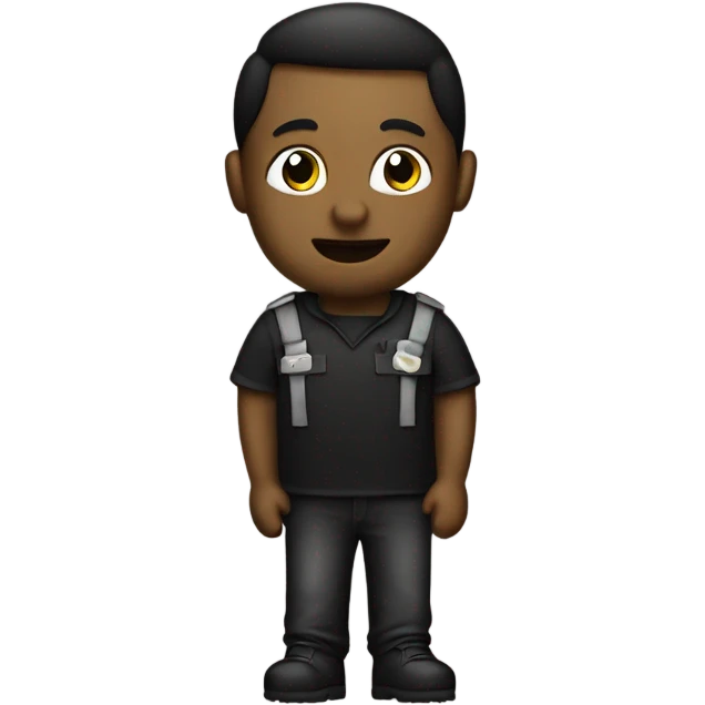 Criminal ￼black and white shirt  emoji
