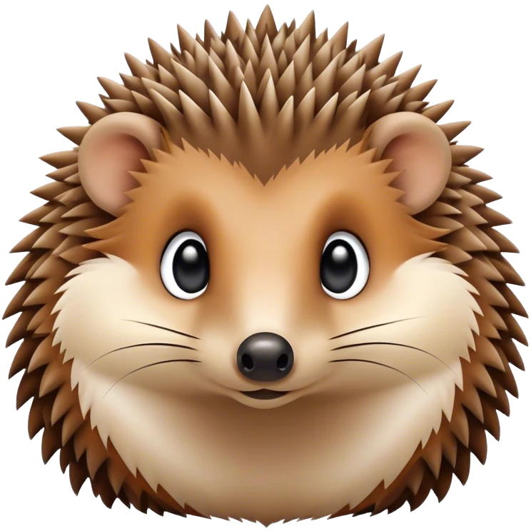 hedgehog with long nose emoji