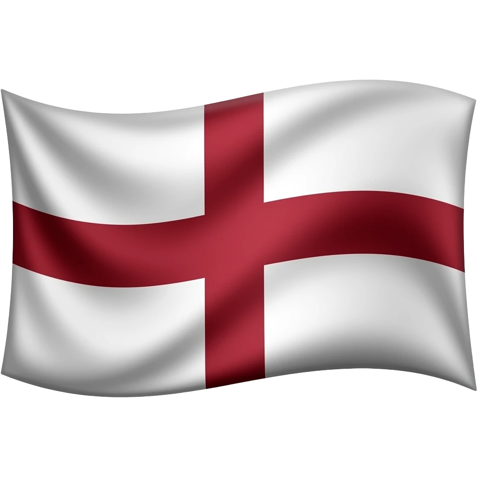 Spanish Tercios flag, Cross of Burgundy, red jagged saltire on white background, hyper-realistic fabric texture, cinematic lighting. emoji