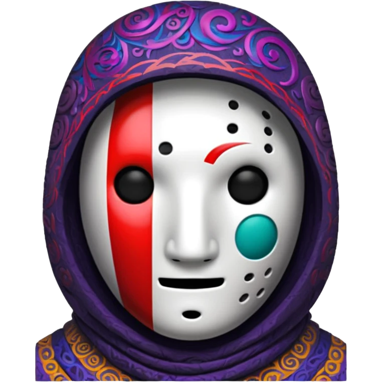 artwork no face emoji