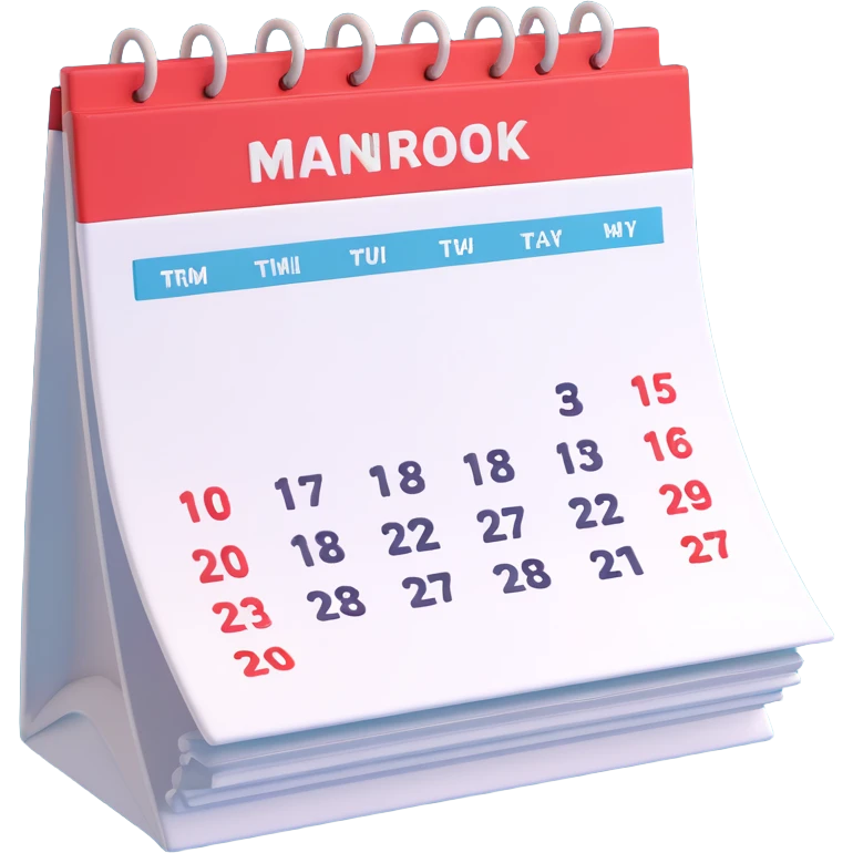 calendar week emoji