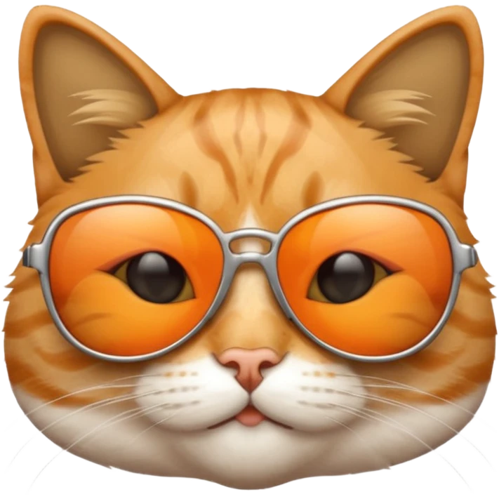 Cat wearing sunglasses emoji