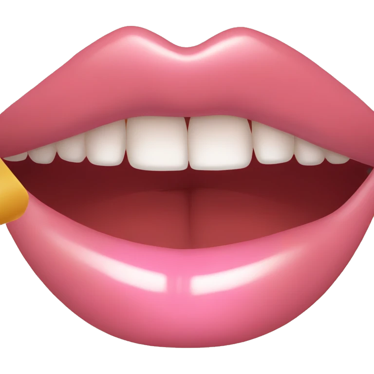 lip gloss emoji