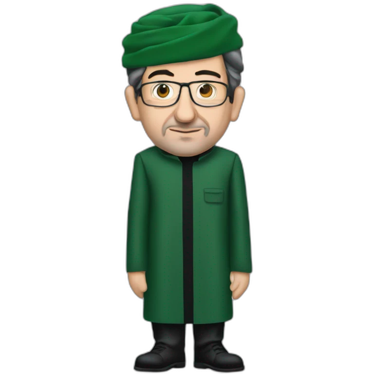 jean-luc melenchon dressed as a hamas terrorist emoji
