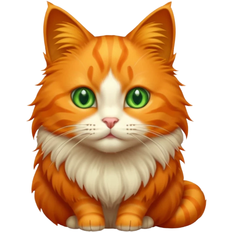 kucing oren yang imut emoji