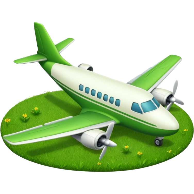 plane grass emoji