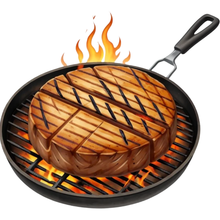 asando carne emoji