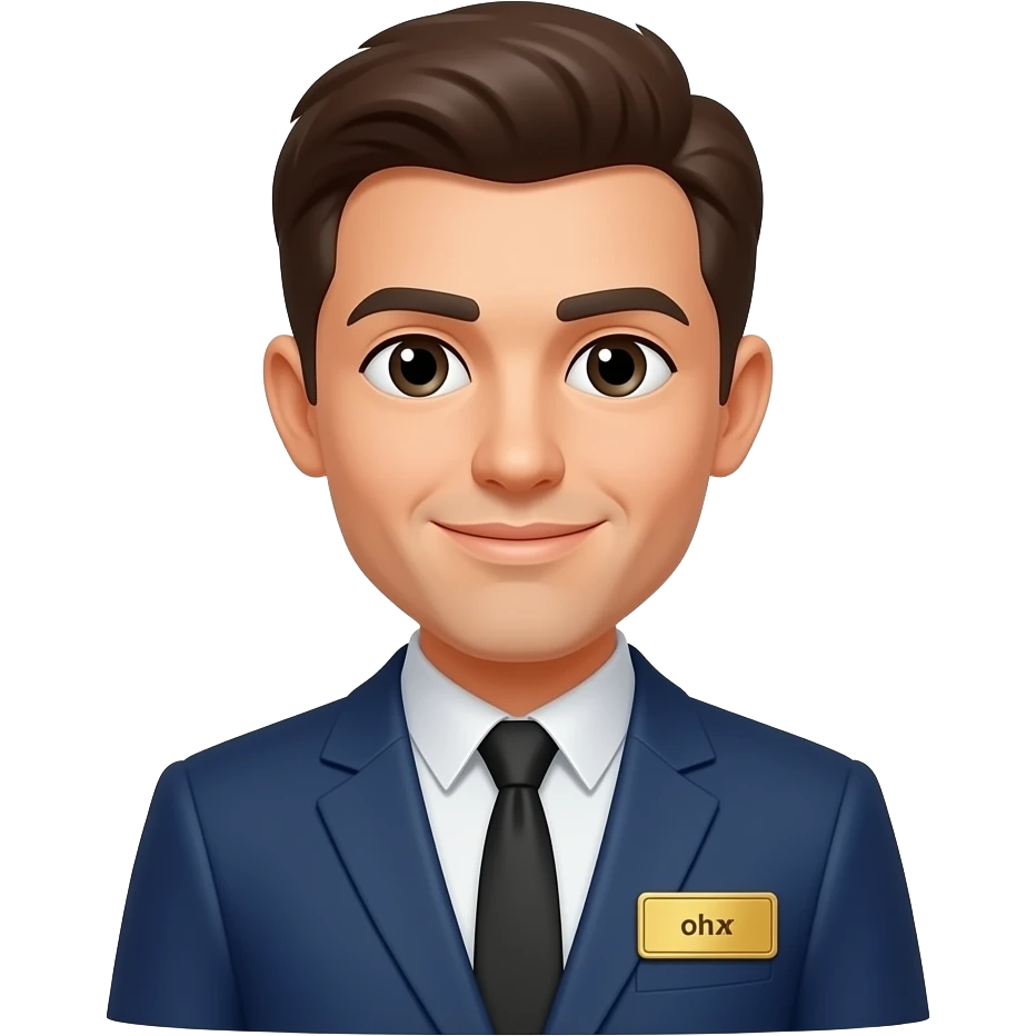 give this one a gold name badge emoji