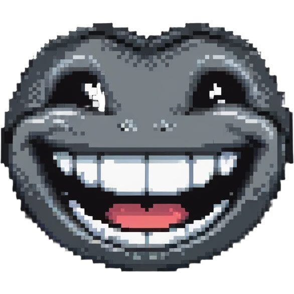 smiling face with big teeth and wide grin, happy expression emoji