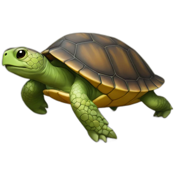 Tortue enervée emoji