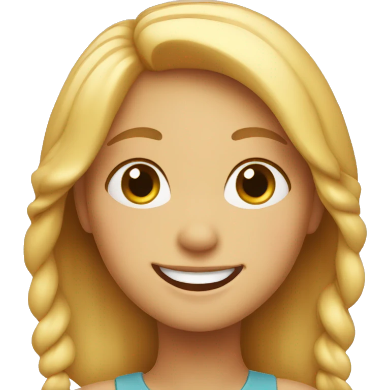 Happy girl emoji