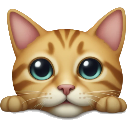 a cat on a pillow emoji