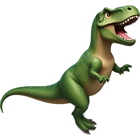 trex on surfboard emoji