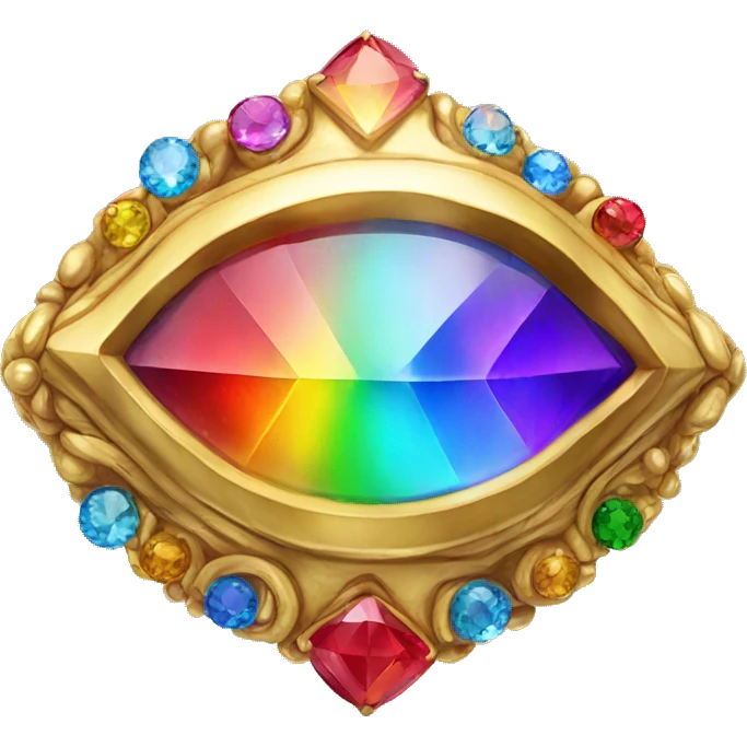 rainbow jewel emoji
