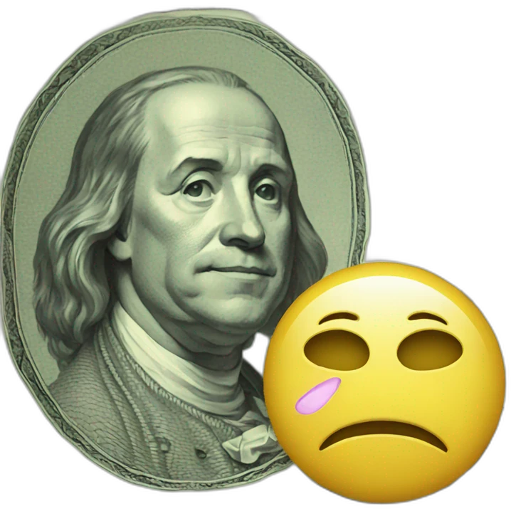 money is equal to time emoji