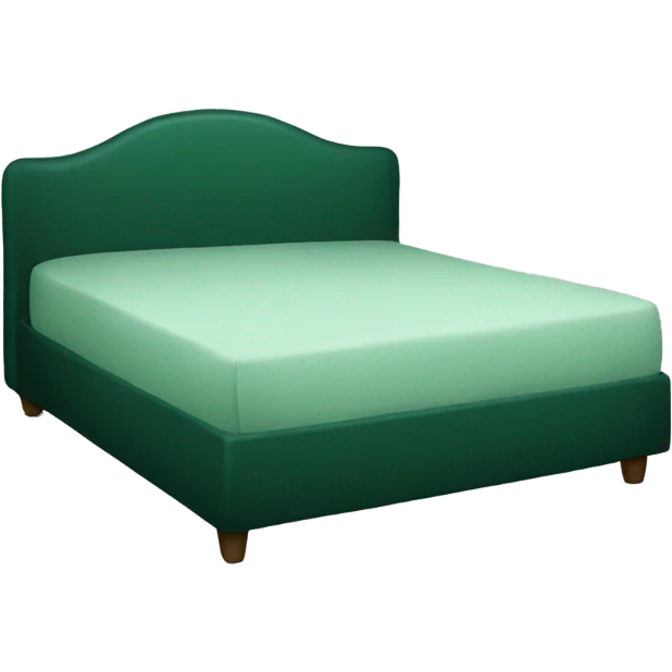 dark green bed  emoji