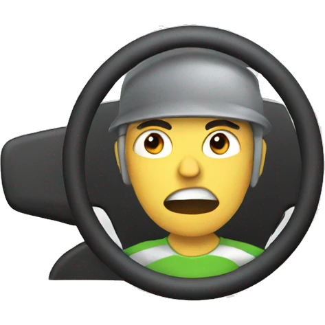 Bad driver emoji