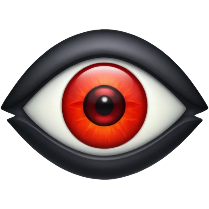 Red eyes emoji