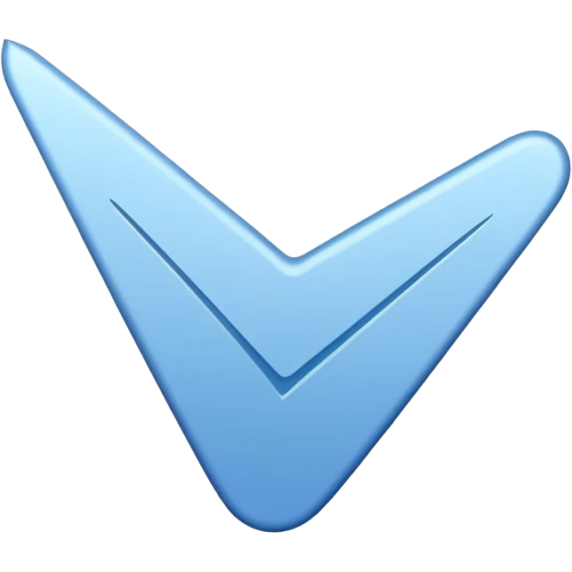 A blue tick that is white but has many sharp corners around it, but it is blue. emoji