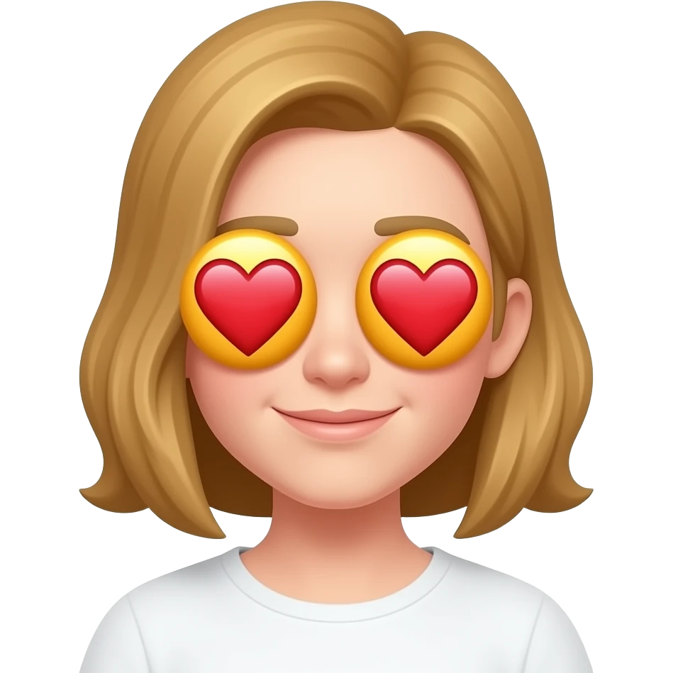 emoji with heart emojis ineyes emoji