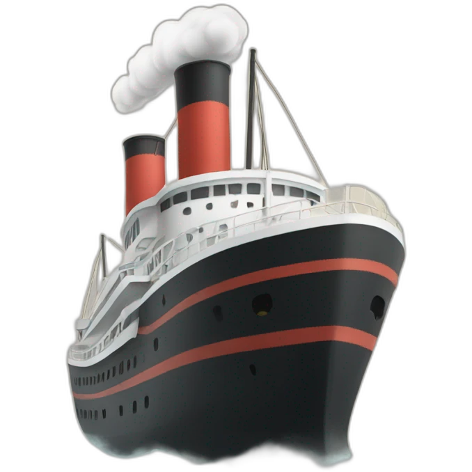 Steamship emoji