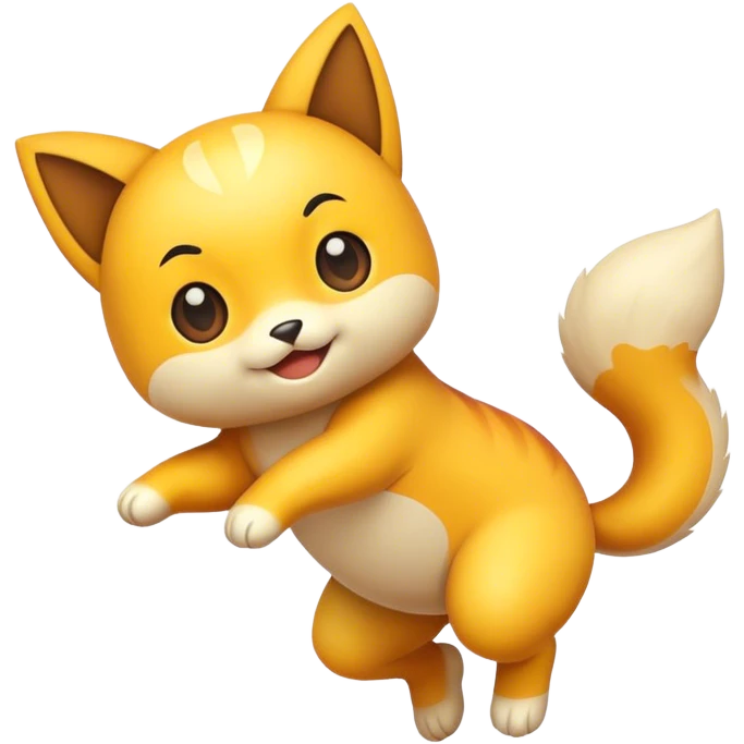 jumping kitsu emoji