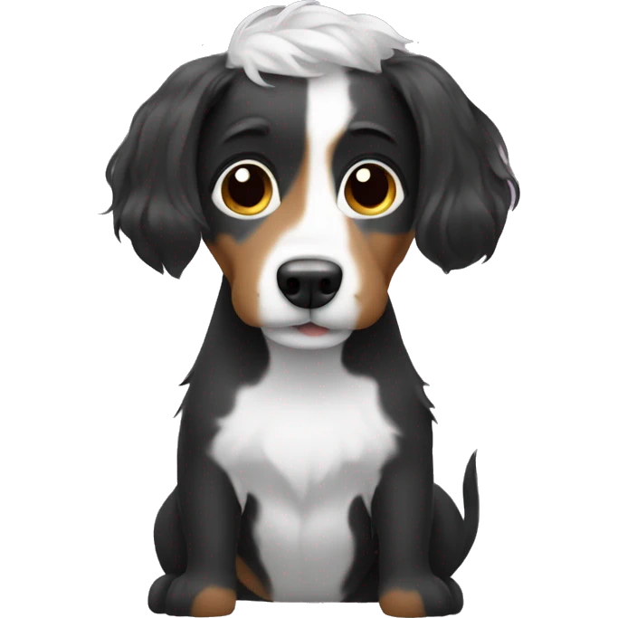 Dog coloring hair  emoji