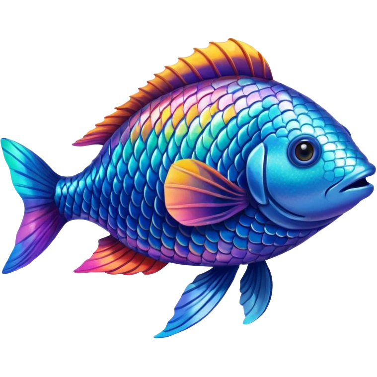 Rainbow fish emoji