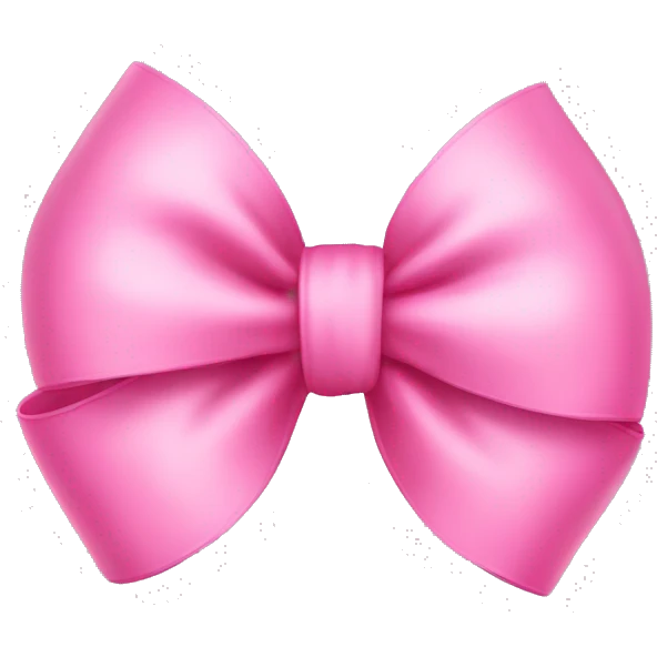 pink pretty bow  emoji