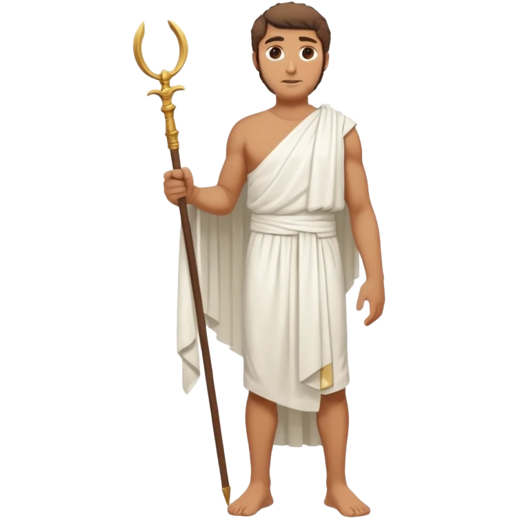 ancient greek man full length no weapons emoji