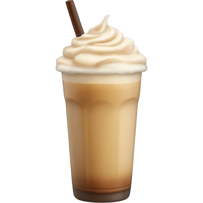 iced chai latte emoji