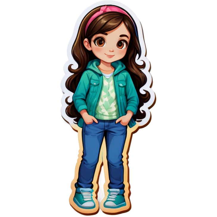 Brunette girl emoji