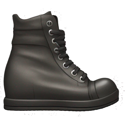 rick owens shoes emoji