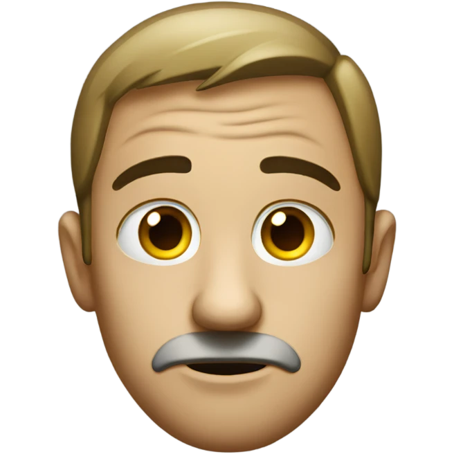 Side eye suspicious emoji