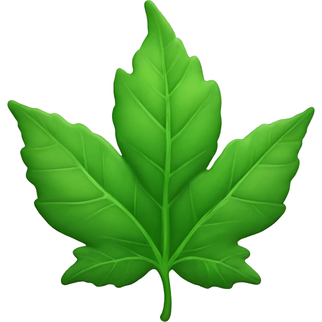 green leaf emoji