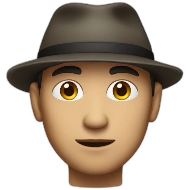thief adult with hat emoji
