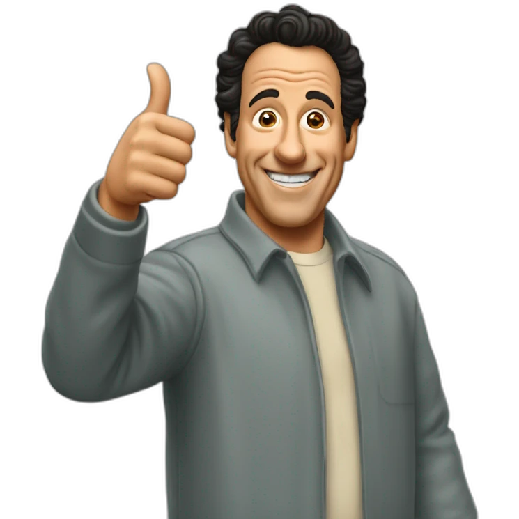 Seinfeld thumbs up emoji