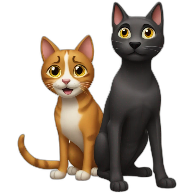 Cat-with-catdog emoji