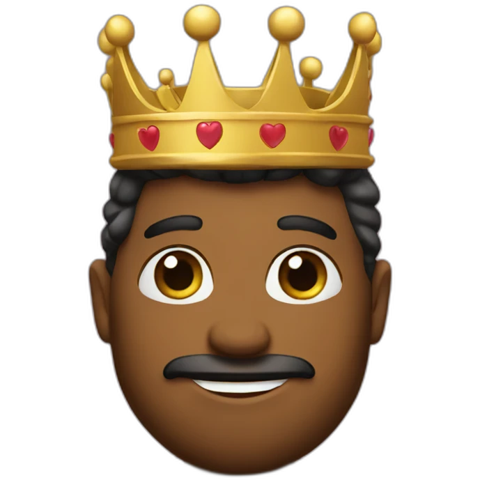 Love king emoji