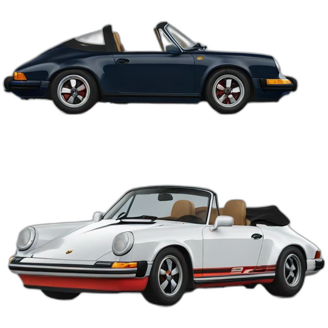 Porsche 911 targa emoji