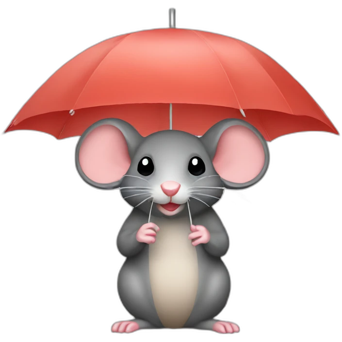 rat-umbrella emoji
