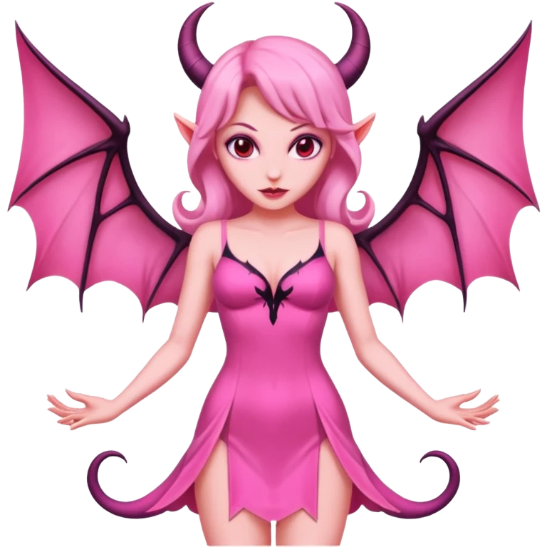 succubus pink dress emoji