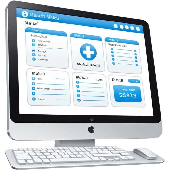 electronic medical record computer emoji
