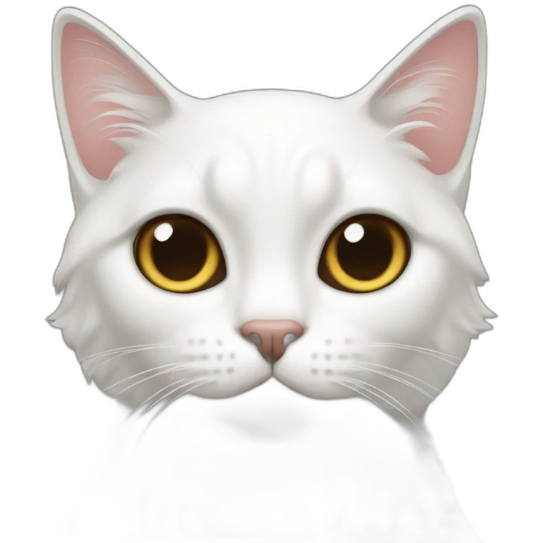Gata blanca persa emoji