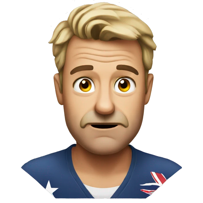 mad Australian dad emoji