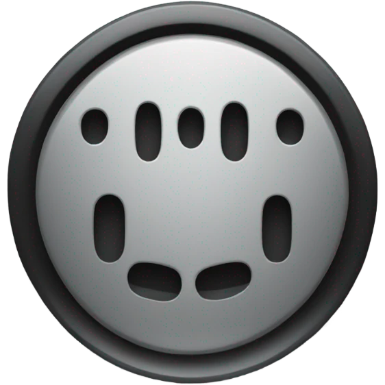 black button emoji