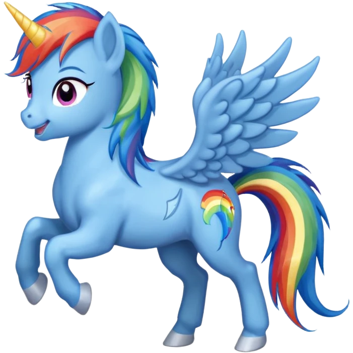 Rainbow dash emoji